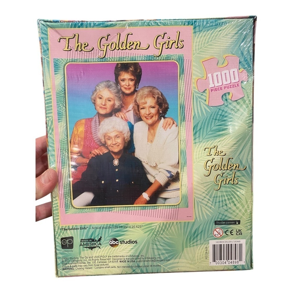 NEW IN BOX The Golden Girls 1000 Piece Jigsaw Puzzle Unopened brand new wrapped - Picture 4 of 5